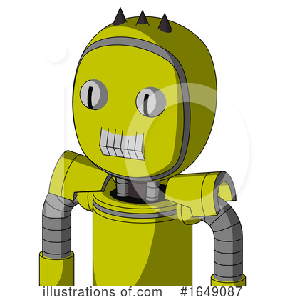 Royalty-Free (RF) Robot Clipart Illustration by Leo Blanchette - Stock Sample #1649087