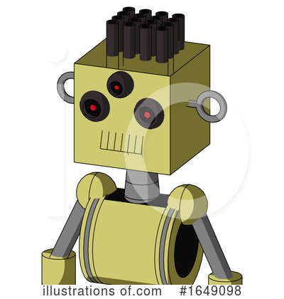 Royalty-Free (RF) Robot Clipart Illustration by Leo Blanchette - Stock Sample #1649098