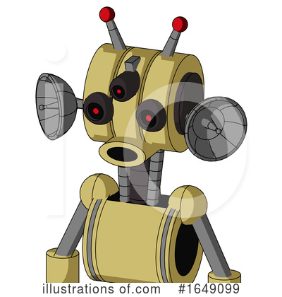 Royalty-Free (RF) Robot Clipart Illustration by Leo Blanchette - Stock Sample #1649099
