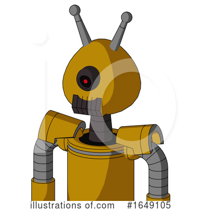 Royalty-Free (RF) Robot Clipart Illustration by Leo Blanchette - Stock Sample #1649105