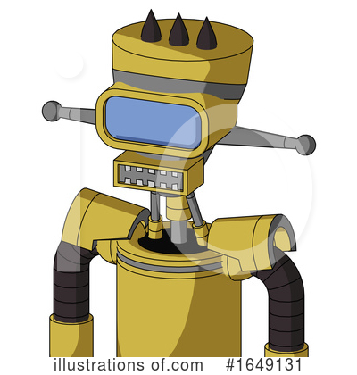Royalty-Free (RF) Robot Clipart Illustration by Leo Blanchette - Stock Sample #1649131