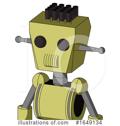 Royalty-Free (RF) Robot Clipart Illustration by Leo Blanchette - Stock Sample #1649134