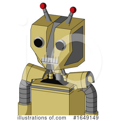 Royalty-Free (RF) Robot Clipart Illustration by Leo Blanchette - Stock Sample #1649149