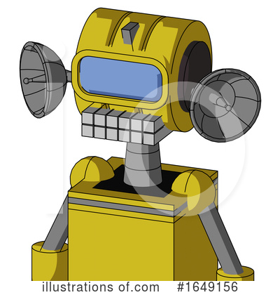 Royalty-Free (RF) Robot Clipart Illustration by Leo Blanchette - Stock Sample #1649156