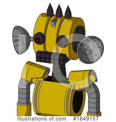 Royalty-Free (RF) Robot Clipart Illustration by Leo Blanchette - Stock Sample #1649157