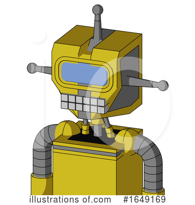 Royalty-Free (RF) Robot Clipart Illustration by Leo Blanchette - Stock Sample #1649169