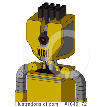 Royalty-Free (RF) Robot Clipart Illustration by Leo Blanchette - Stock Sample #1649172