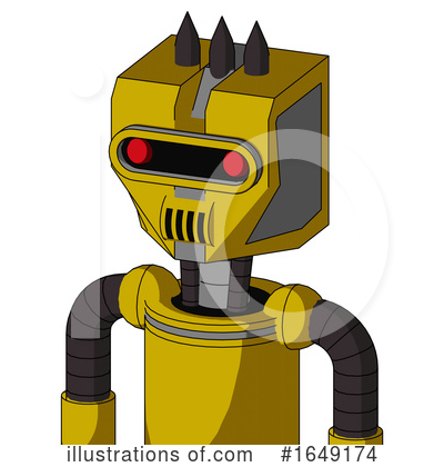 Royalty-Free (RF) Robot Clipart Illustration by Leo Blanchette - Stock Sample #1649174