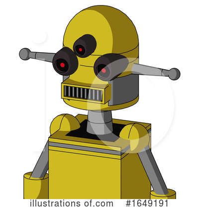 Royalty-Free (RF) Robot Clipart Illustration by Leo Blanchette - Stock Sample #1649191