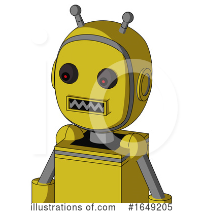 Royalty-Free (RF) Robot Clipart Illustration by Leo Blanchette - Stock Sample #1649205