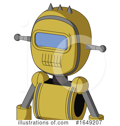 Royalty-Free (RF) Robot Clipart Illustration by Leo Blanchette - Stock Sample #1649207