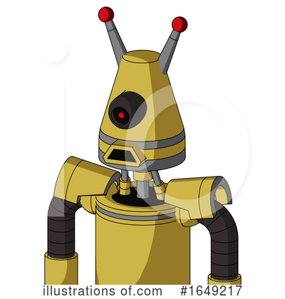 Royalty-Free (RF) Robot Clipart Illustration by Leo Blanchette - Stock Sample #1649217