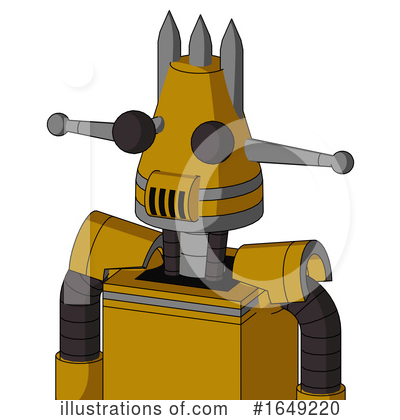Royalty-Free (RF) Robot Clipart Illustration by Leo Blanchette - Stock Sample #1649220