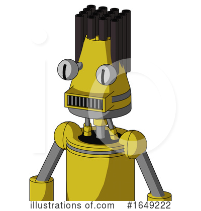 Royalty-Free (RF) Robot Clipart Illustration by Leo Blanchette - Stock Sample #1649222