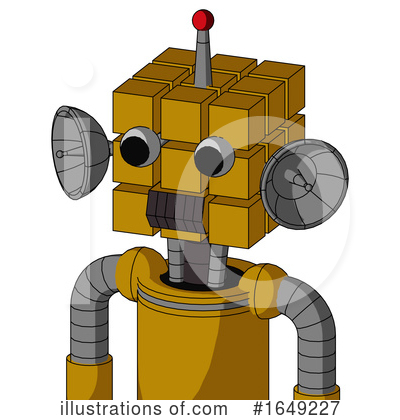 Royalty-Free (RF) Robot Clipart Illustration by Leo Blanchette - Stock Sample #1649227