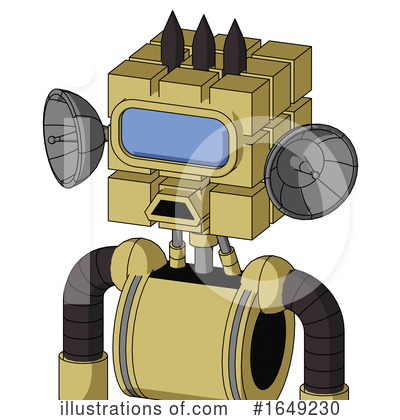 Royalty-Free (RF) Robot Clipart Illustration by Leo Blanchette - Stock Sample #1649230