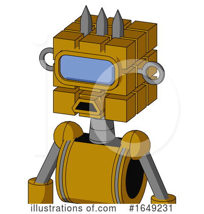 Royalty-Free (RF) Robot Clipart Illustration by Leo Blanchette - Stock Sample #1649231