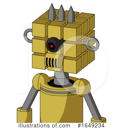 Royalty-Free (RF) Robot Clipart Illustration by Leo Blanchette - Stock Sample #1649234