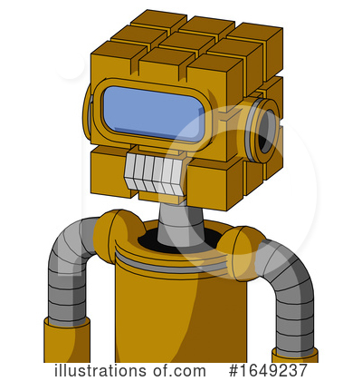 Royalty-Free (RF) Robot Clipart Illustration by Leo Blanchette - Stock Sample #1649237