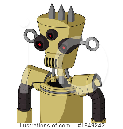 Royalty-Free (RF) Robot Clipart Illustration by Leo Blanchette - Stock Sample #1649242