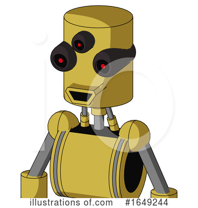 Royalty-Free (RF) Robot Clipart Illustration by Leo Blanchette - Stock Sample #1649244
