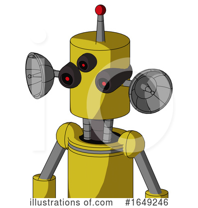 Royalty-Free (RF) Robot Clipart Illustration by Leo Blanchette - Stock Sample #1649246
