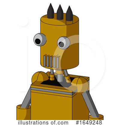 Royalty-Free (RF) Robot Clipart Illustration by Leo Blanchette - Stock Sample #1649248