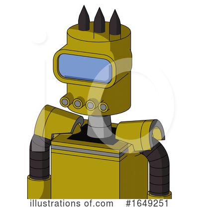 Royalty-Free (RF) Robot Clipart Illustration by Leo Blanchette - Stock Sample #1649251