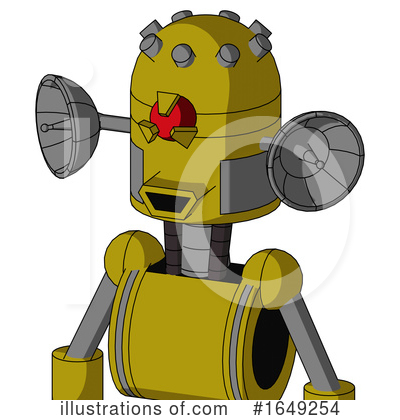 Royalty-Free (RF) Robot Clipart Illustration by Leo Blanchette - Stock Sample #1649254