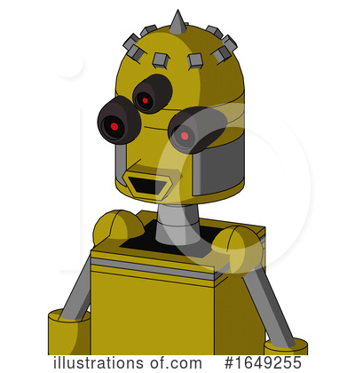 Royalty-Free (RF) Robot Clipart Illustration by Leo Blanchette - Stock Sample #1649255