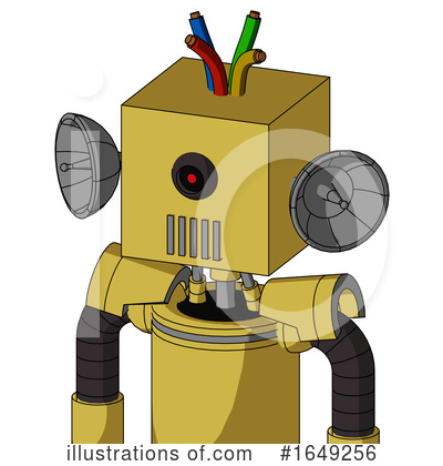 Royalty-Free (RF) Robot Clipart Illustration by Leo Blanchette - Stock Sample #1649256