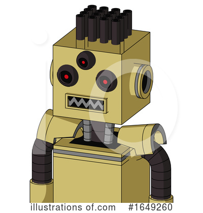 Royalty-Free (RF) Robot Clipart Illustration by Leo Blanchette - Stock Sample #1649260