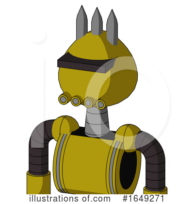 Royalty-Free (RF) Robot Clipart Illustration by Leo Blanchette - Stock Sample #1649271