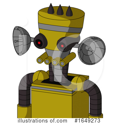 Royalty-Free (RF) Robot Clipart Illustration by Leo Blanchette - Stock Sample #1649273