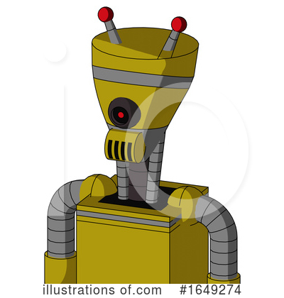 Royalty-Free (RF) Robot Clipart Illustration by Leo Blanchette - Stock Sample #1649274