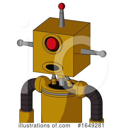 Royalty-Free (RF) Robot Clipart Illustration by Leo Blanchette - Stock Sample #1649281