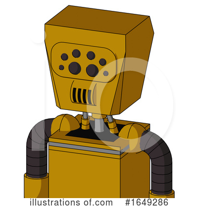 Royalty-Free (RF) Robot Clipart Illustration by Leo Blanchette - Stock Sample #1649286