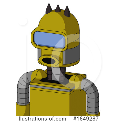 Royalty-Free (RF) Robot Clipart Illustration by Leo Blanchette - Stock Sample #1649287
