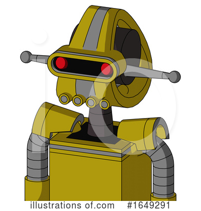 Royalty-Free (RF) Robot Clipart Illustration by Leo Blanchette - Stock Sample #1649291