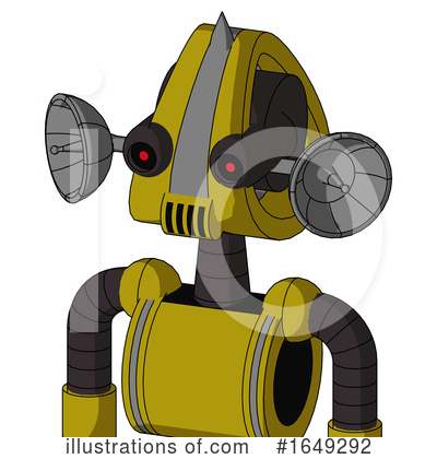 Royalty-Free (RF) Robot Clipart Illustration by Leo Blanchette - Stock Sample #1649292