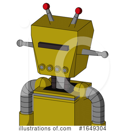 Royalty-Free (RF) Robot Clipart Illustration by Leo Blanchette - Stock Sample #1649304