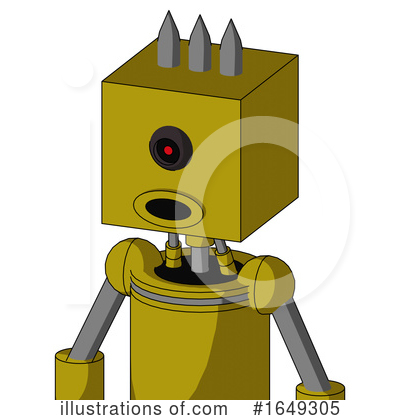 Royalty-Free (RF) Robot Clipart Illustration by Leo Blanchette - Stock Sample #1649305