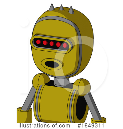 Royalty-Free (RF) Robot Clipart Illustration by Leo Blanchette - Stock Sample #1649311