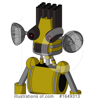 Royalty-Free (RF) Robot Clipart Illustration by Leo Blanchette - Stock Sample #1649313