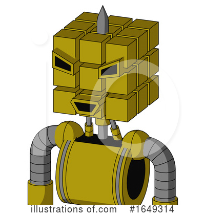 Royalty-Free (RF) Robot Clipart Illustration by Leo Blanchette - Stock Sample #1649314