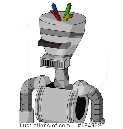 Royalty-Free (RF) Robot Clipart Illustration by Leo Blanchette - Stock Sample #1649320