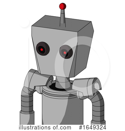Royalty-Free (RF) Robot Clipart Illustration by Leo Blanchette - Stock Sample #1649324