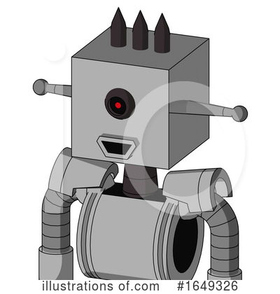 Royalty-Free (RF) Robot Clipart Illustration by Leo Blanchette - Stock Sample #1649326