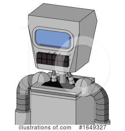 Royalty-Free (RF) Robot Clipart Illustration by Leo Blanchette - Stock Sample #1649327