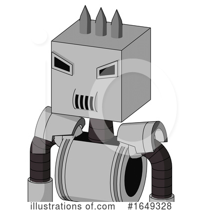 Royalty-Free (RF) Robot Clipart Illustration by Leo Blanchette - Stock Sample #1649328